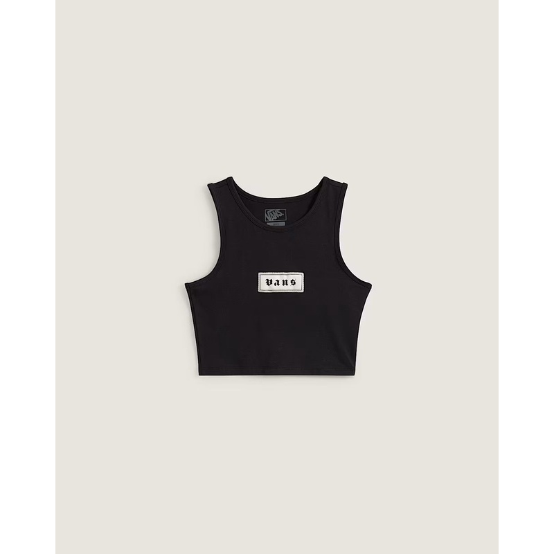 Vans Upworn Fitted Crop Tank – Black