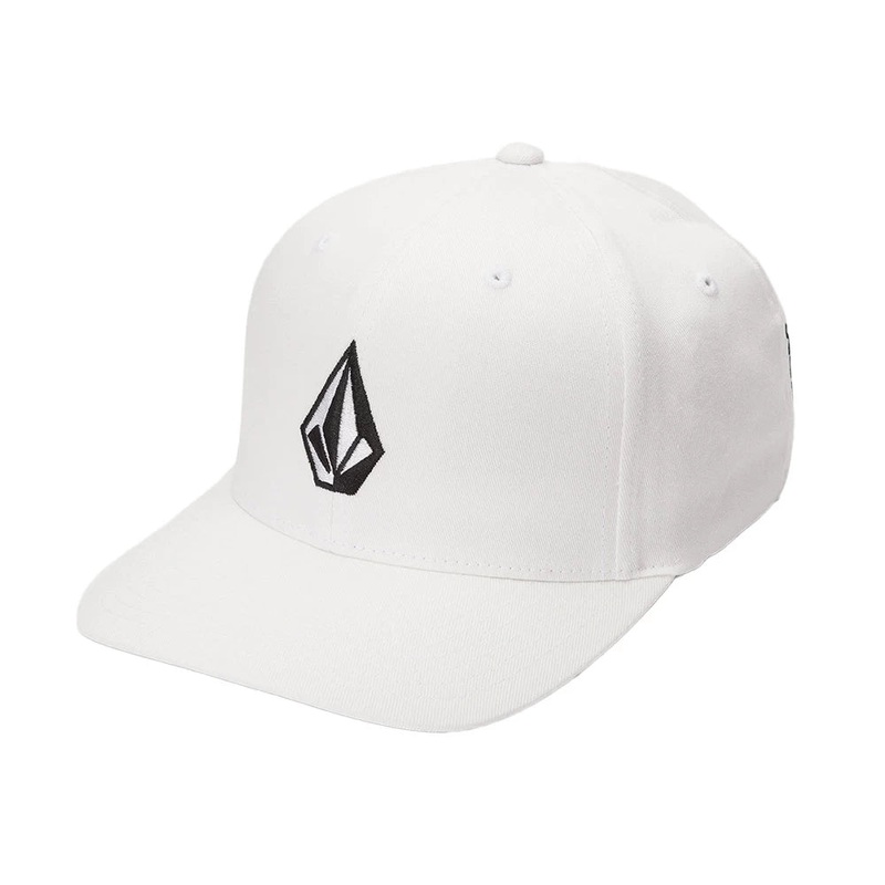 Volcom Full Stone Flexfit Hat|White|S/M|L/XL