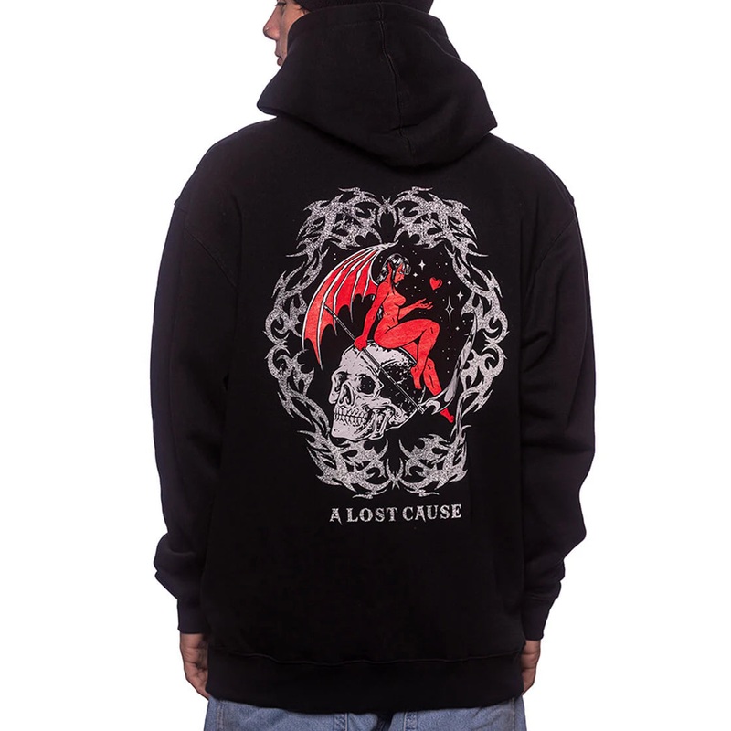 A Lost Cause Siren Zip Hoodie|BLACK|S|M|L|XL|XXL
