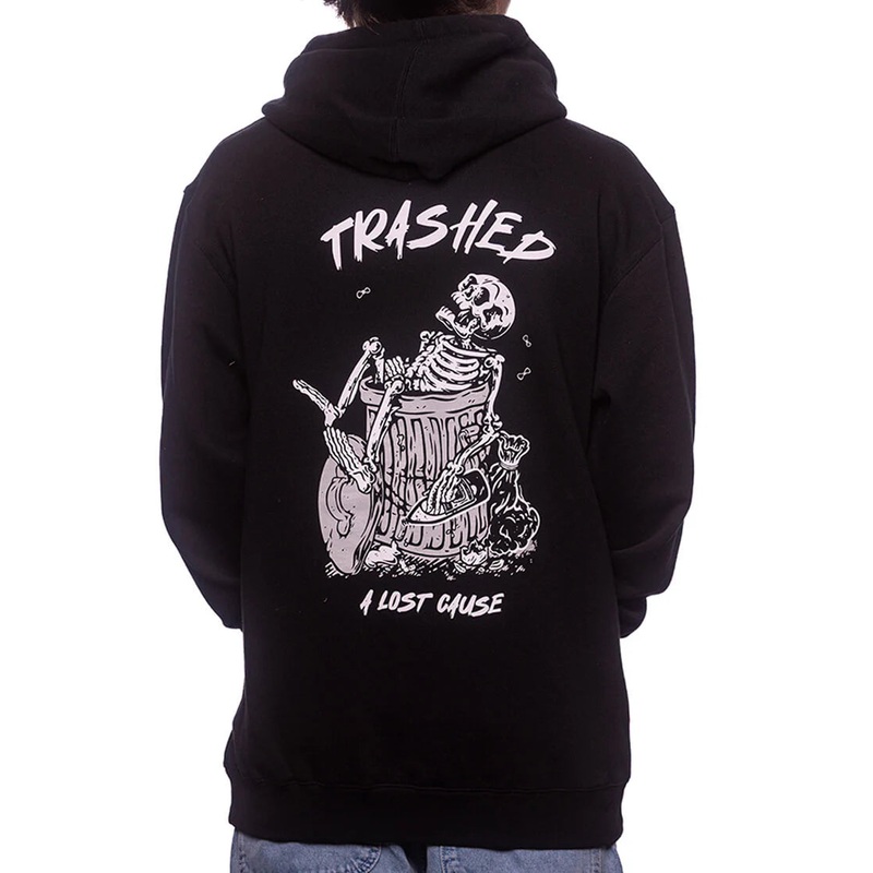A Lost Cause Trashed Hoodie|BLACK|S|M|L|XL|XXL