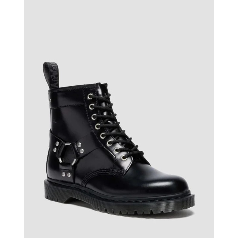 Dr. Martens 1460 Harness 8 Eye Boot – Black Analine
