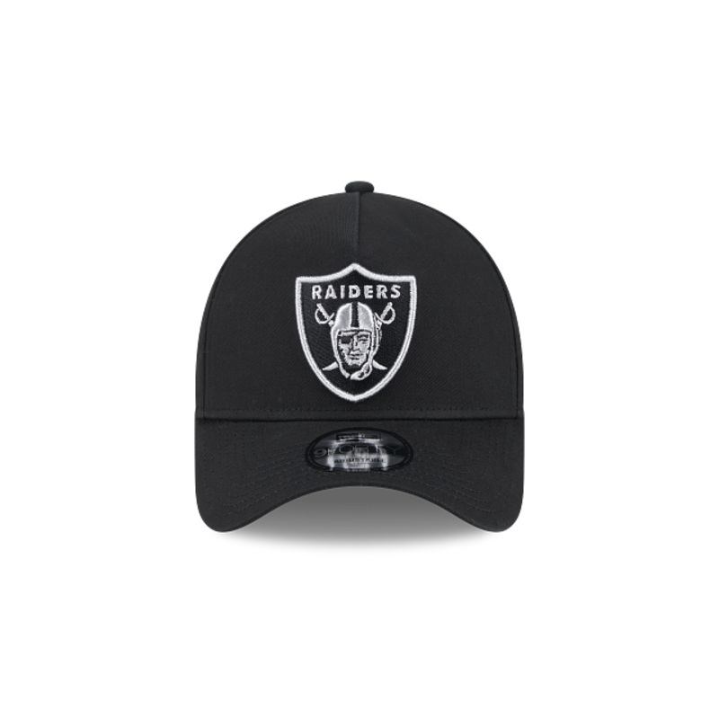 New Era Las Vegas Raiders Metallic 9FORTY A-Frame Snapback