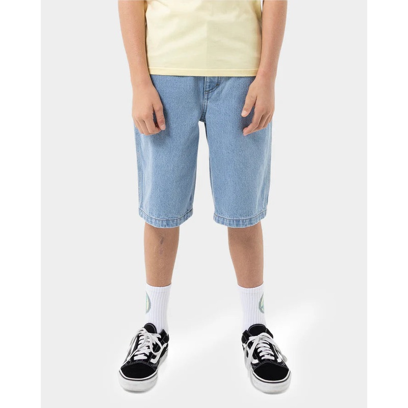 Santa Cruz Space Rocket Stack Boys Jean Shorts
