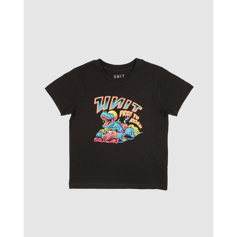 UNIT ROAM KIDS TEE|BLACK|0|2|4|6|8