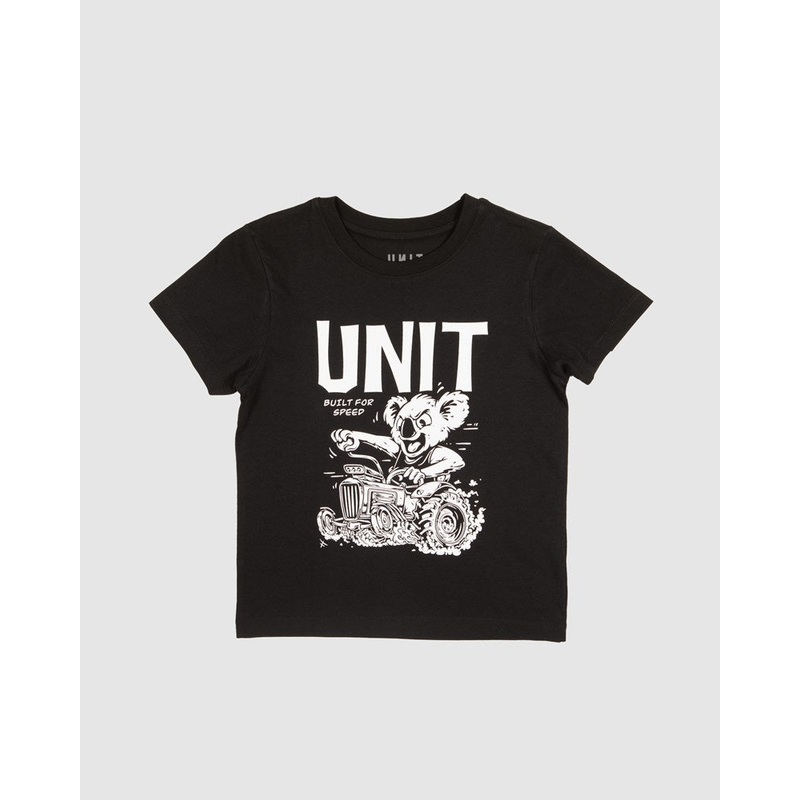 UNIT ROSSCO KIDS TEE|BLACK|0|2|4|6|8