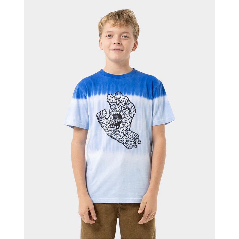 Santa Cruz Letter Hand Mono Front Boys Tee