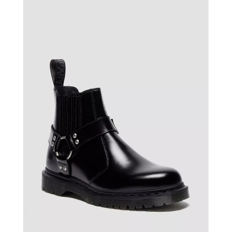 Dr. Martens 2976 Harness Chelsea Boot – Black Analine