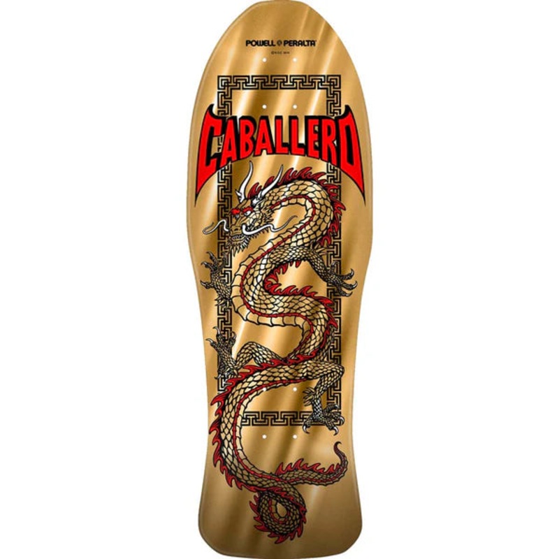 Powell Peralta Steve Caballero Chinese Dragon Gold Foil Reissue Deck 10