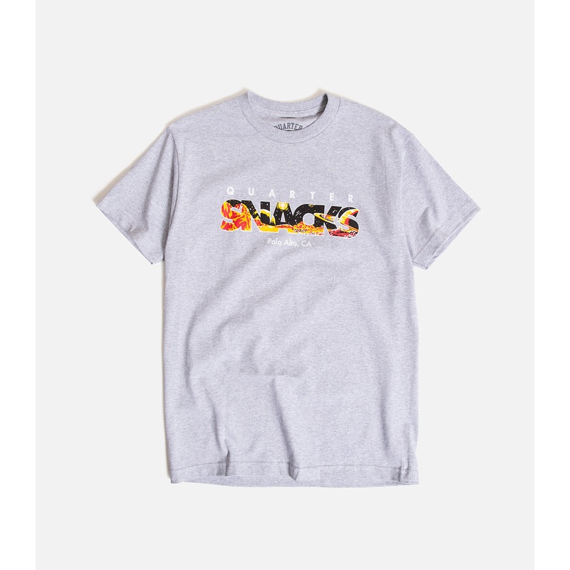 Quartersnacks Teck T-Shirt|S|M|L|XL|Heather Grey