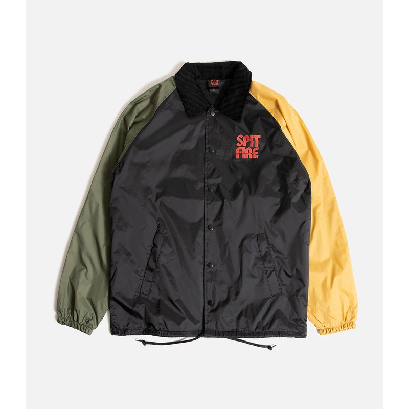 Spitfire Clean Cut Jacket|S|M|L|XL|XXL|Black/Yellow/Red