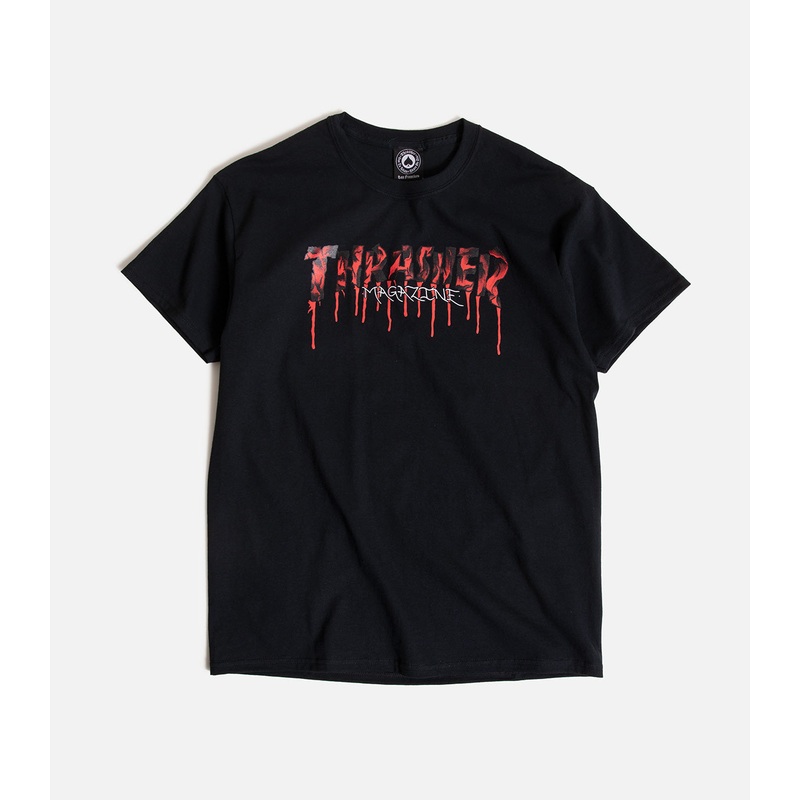 Thrasher Blood Drip T-Shirt|S|M|L|XL|XXL|Black