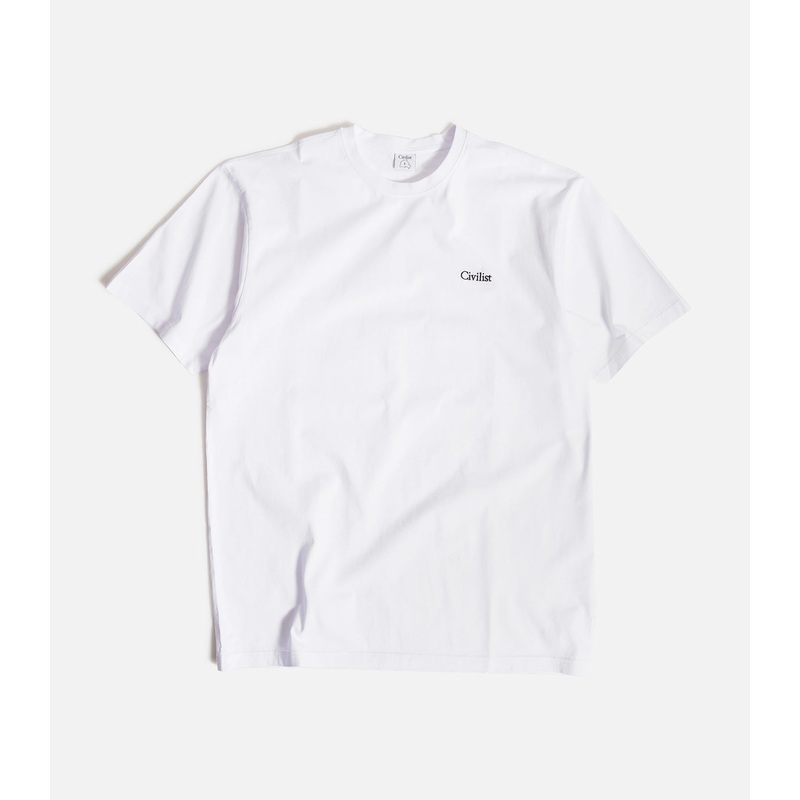 Civilist Mini Logo T-Shirt|S|M|L|XL|XXL|White
