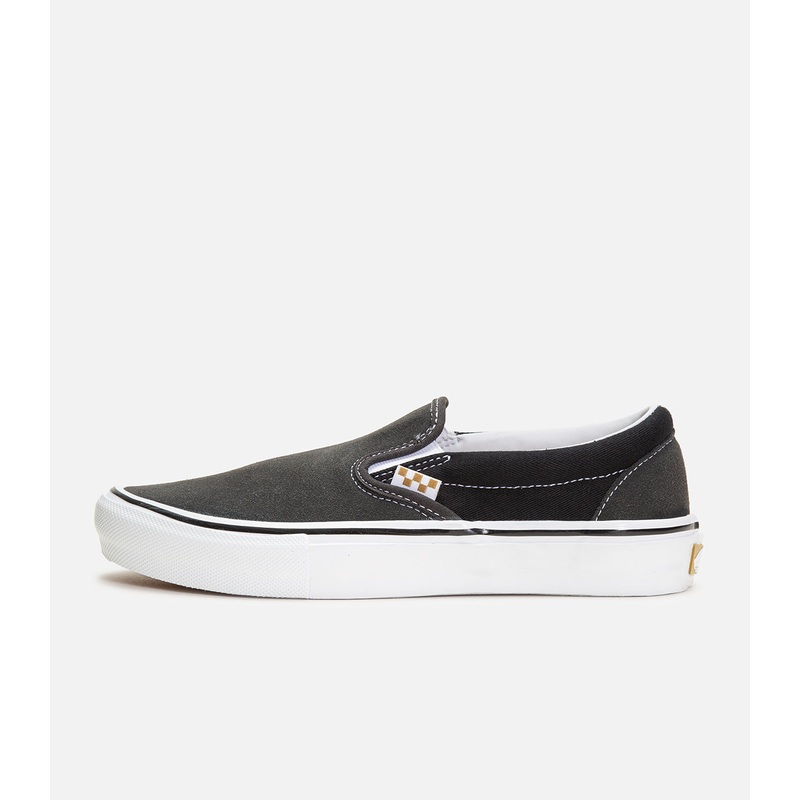 Vans Skate Slip-On|4|4.5|5|5.5|6|6.5|7|7.5|8|8.5|9|9.5|10|10.5|11|11.5|12|13|Raven/Black