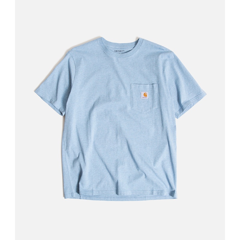 Carhartt WIP Pocket T-Shirt|XS|S|M|L|XL|XXL|Frosted Blue Heather