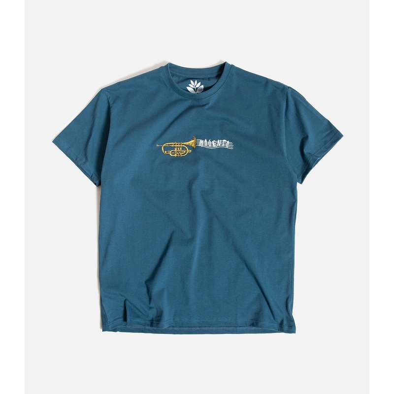 Magenta Trumpet T-Shirt|XS|S|M|L|XL|XXL|Petrol Blue