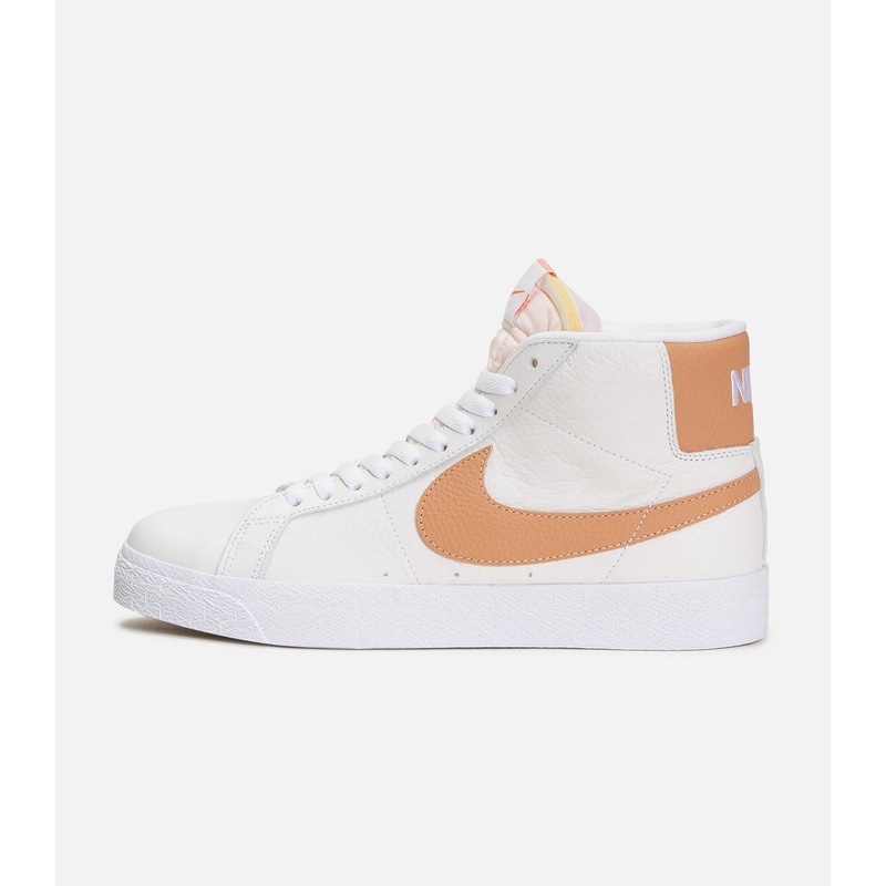 Nike SB Zoom Blazer Mid ISO|6|6.5|7|7.5|8|8.5|9|9.5|10|10.5|11|11.5|12|13|White/Lt Cognac