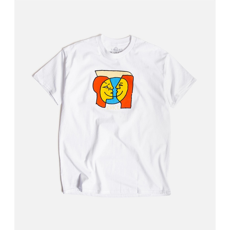 Krooked Moonsmile T-Shirt|S|M|L|XL|XXL|White/Multi