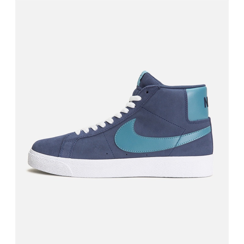 Nike SB Zoom Blazer Mid|6|6.5|7|7.5|8|8.5|9|9.5|10|10.5|11|11.5|12|13|Midnight Navy/Noise Aqua