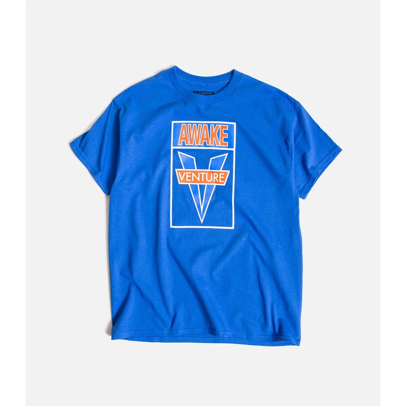 Venture Awake T-Shirt|S|M|L|XL|XXL|Royal/White/Orange/Blue