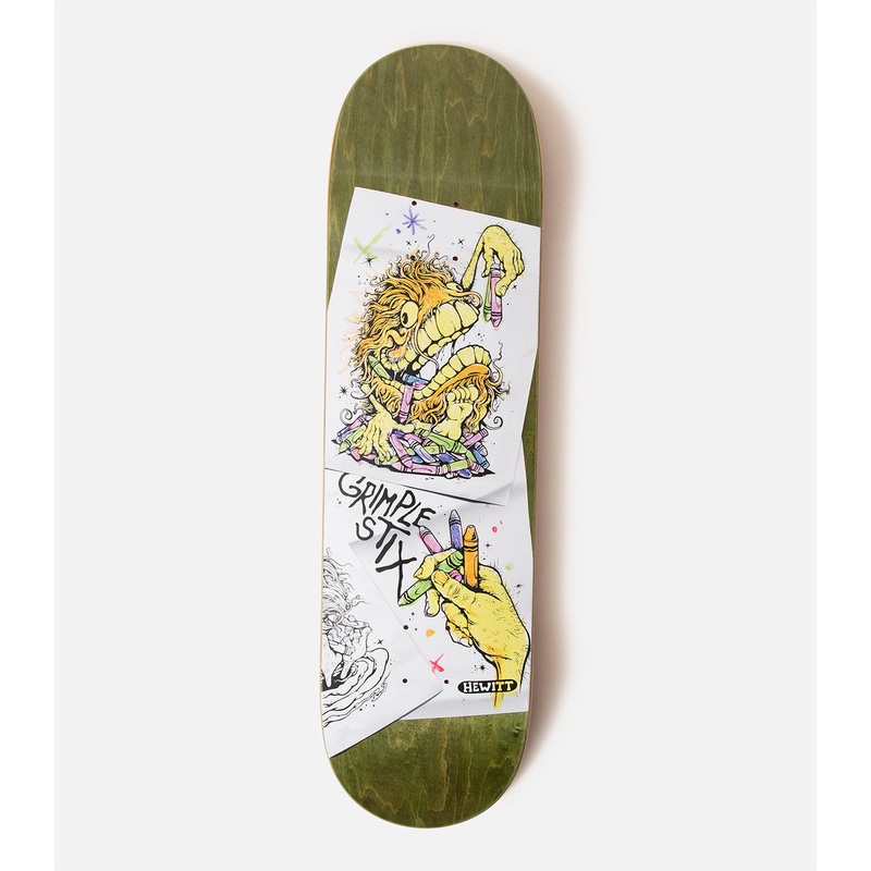 Antihero Grimple Stix Peter Hewitt Coloring Book Deck