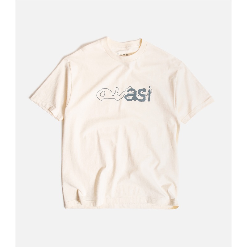 Quasi Lowercase T-Shirt|S|M|L|XL|XXL|Creme