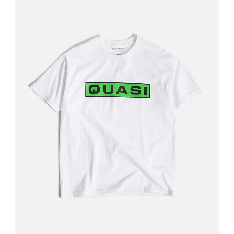Quasi Bar Logo T-Shirt|S|M|L|XL|XXL|White