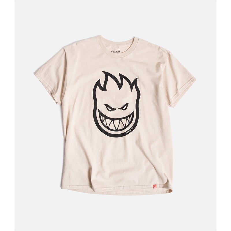 Spitfire Bighead T-Shirt|S|M|L|XL|XXL|Sand/Black