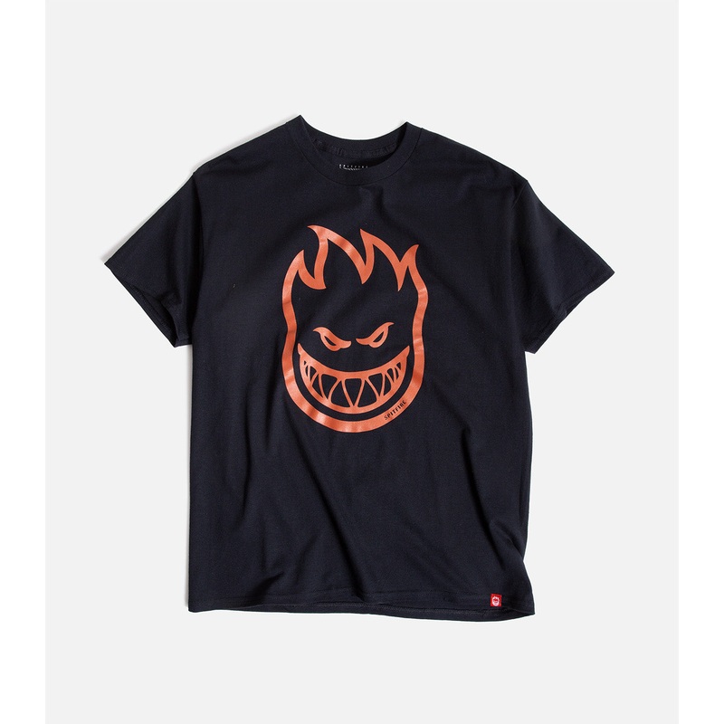 Spitfire Bighead T-Shirt|XS|S|M|L|XL|XXL|Black/Burnt Orange