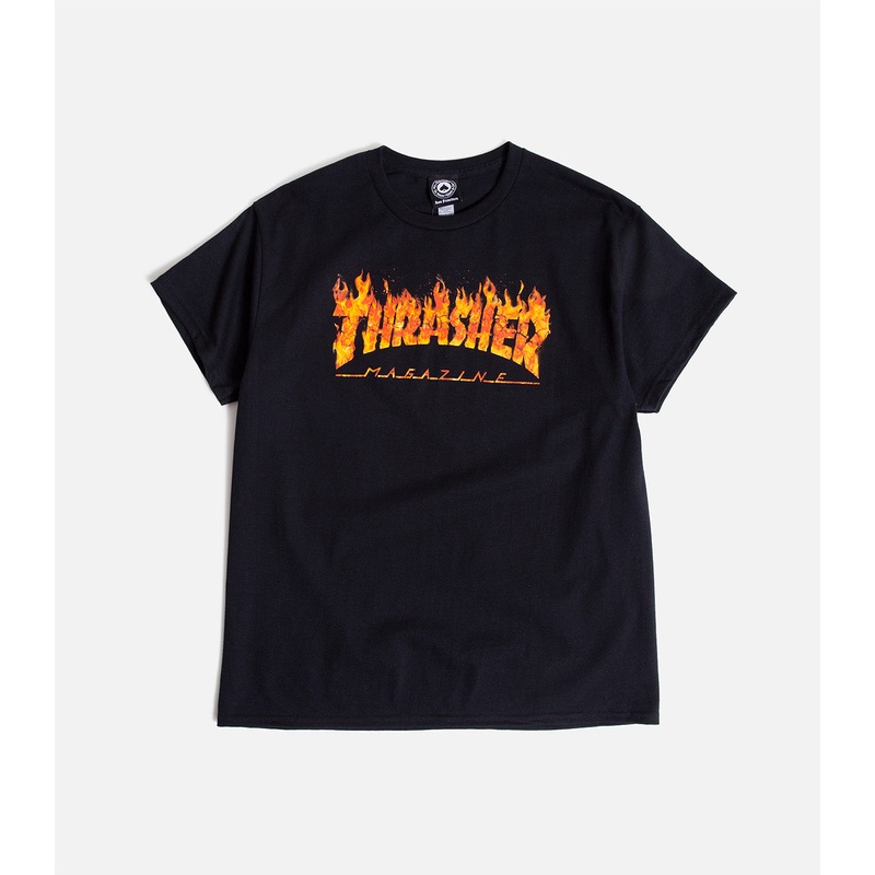 Thrasher Inferno T-Shirt|S|M|L|XL|XXL|Black
