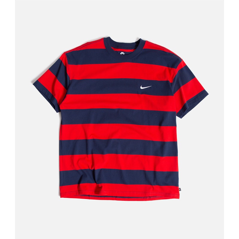 Nike SB Striped Skate T-Shirt|S|M|L|XL|XXL|University Red