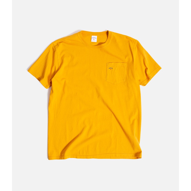 Noah Core Logo Pocket T-Shirt|S|M|L|XL|XXL|Golden Orange