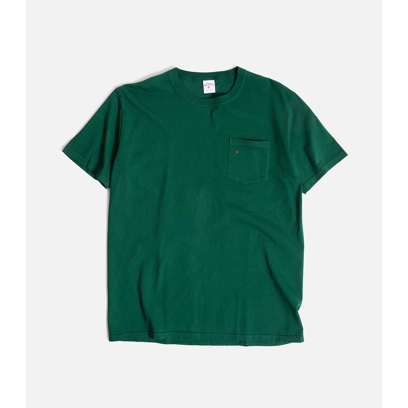 Noah Core Logo Pocket T-Shirt|S|M|L|XL|XXL|Spartan Green