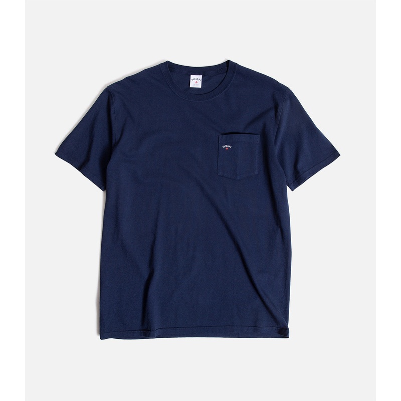 Noah Core Logo Pocket T-Shirt|XS|S|M|L|XL|XXL|Navy