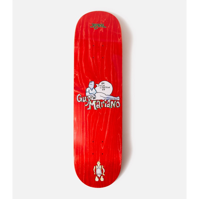 April Guy By Gonz Deck|8.5″|Red