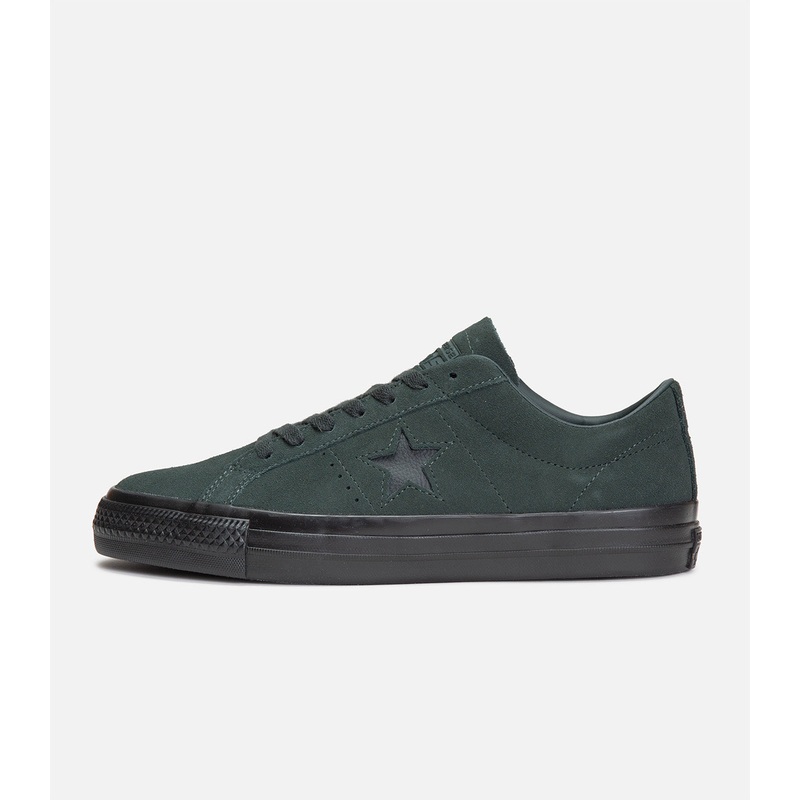 Converse One Star Pro OX|4|4.5|5|5.5|6|6.5|7|7.5|8|8.5|9|9.5|10|10.5|11|11.5|12|13|Secret Pines/Black/Black