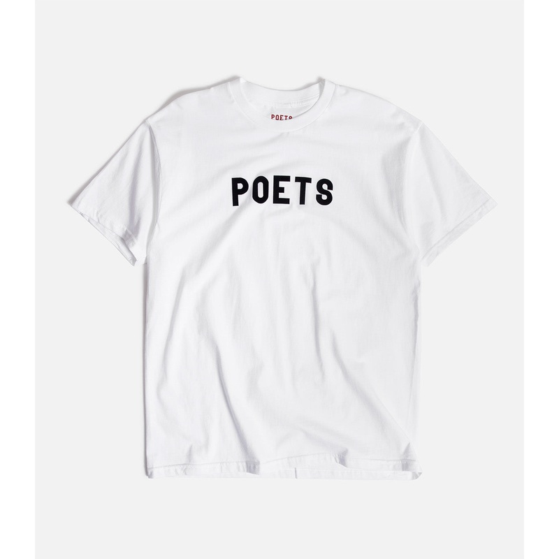 Poets OG Flock T-Shirt|S|M|L|XL|XXL|White