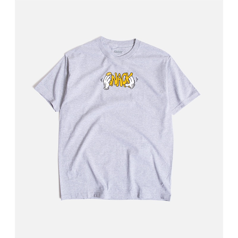 Snack Good Hands T-Shirt|S|M|L|XL|XXL|Heather Grey