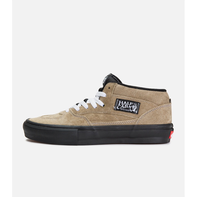 Vans Skate Half Cab|6|6.5|7|7.5|8|8.5|9|9.5|10|10.5|11|11.5|12|13|Pig Suede Olive/Black