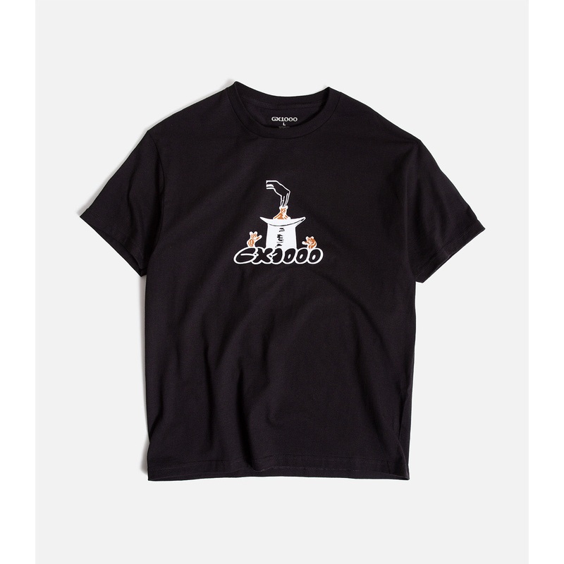 GX1000 Bear In Hat T-Shirt|S|M|L|XL|XXL|Black