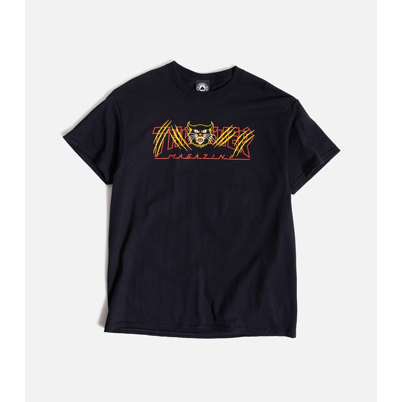 Thrasher Gato T-Shirt|S|M|L|XL|XXL|Black