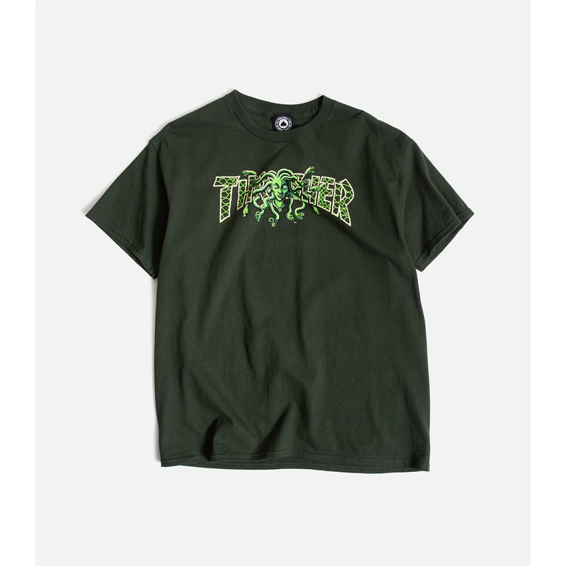 Thrasher Medusa T-Shirt|S|M|L|XL|XXL|Forest Green