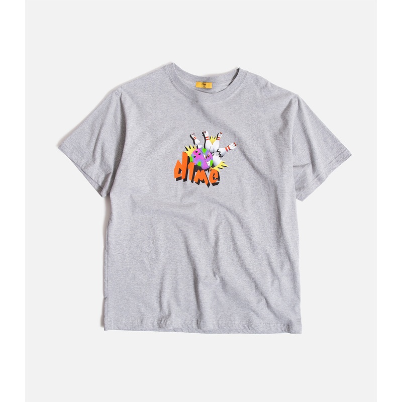 Dime Strike T-Shirt|S|M|L|XL|XXL|Heather Grey