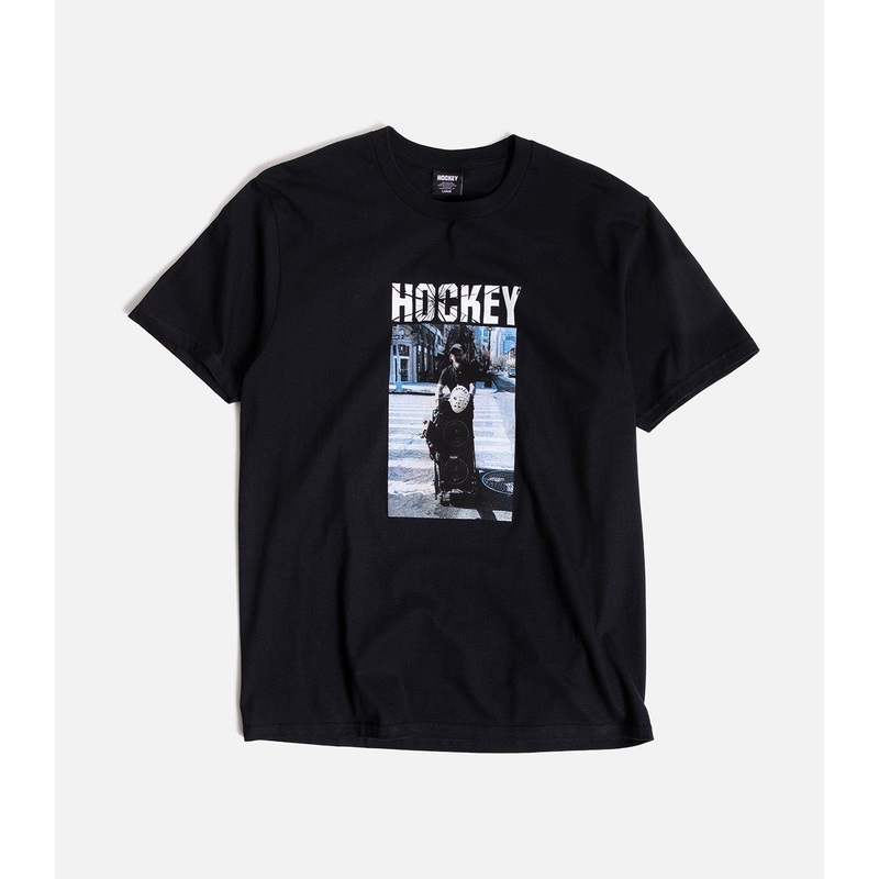 Hockey Crosswalk T-Shirt|S|M|L|XL|XXL|Black