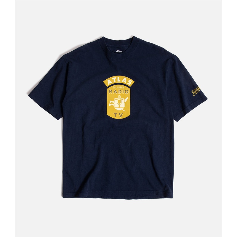 Atlas Radio T-Shirt|S|M|L|XL|XXL|Navy