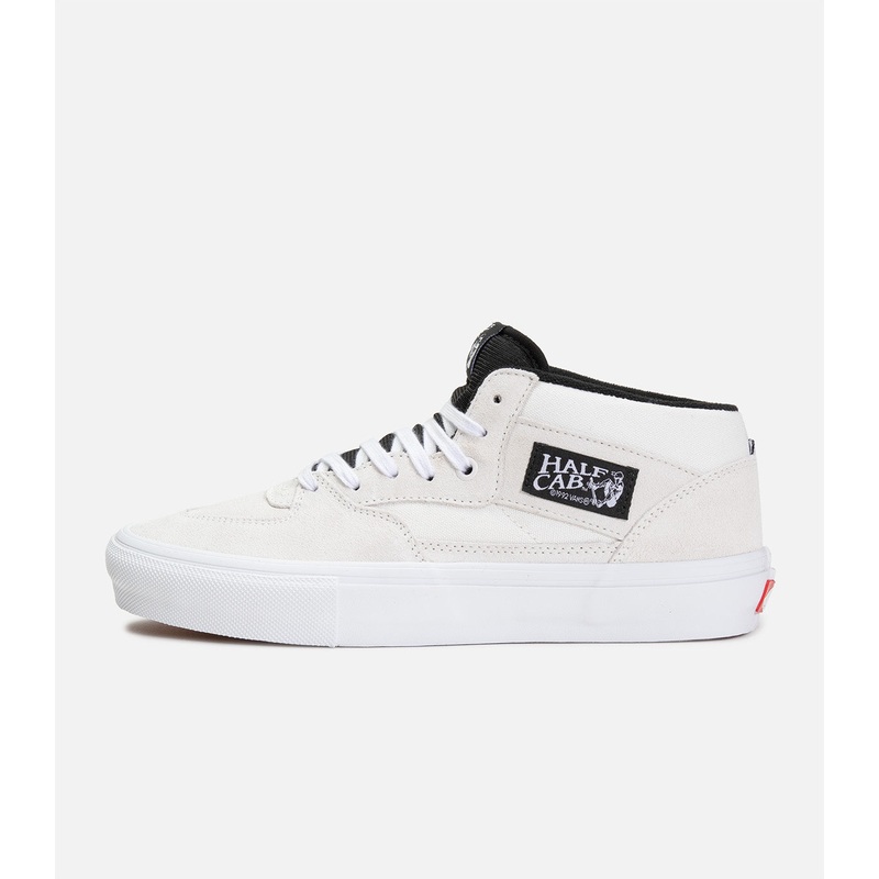 Vans Skate Half Cab|6|6.5|7|7.5|8|8.5|9|9.5|10|10.5|11|11.5|12|13|White/Black