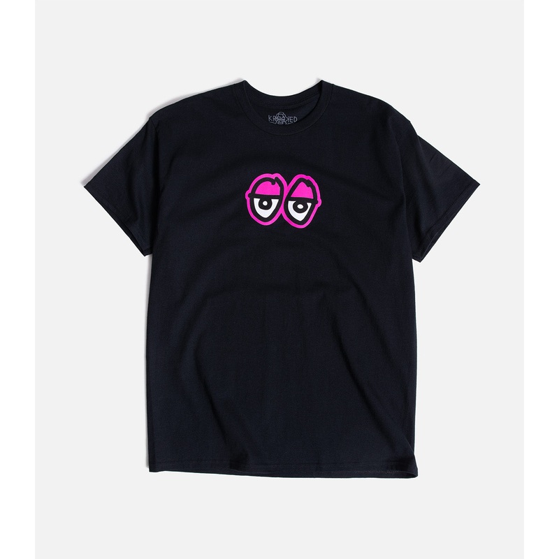 Krooked Eyes T-Shirt|S|M|L|XL|XXL|Black/Magenta