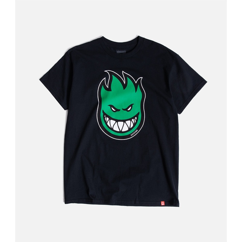 Spitfire Bighead Fill T-Shirt|S|M|L|XL|XXL|Black/Green/Black