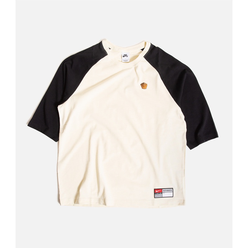 Nike SB Raglan Skate T-Shirt|S|M|L|XL|XXL|Coconut Milk/Black