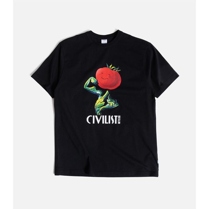 Civilist Tomato T-Shirt|S|M|L|XL|XXL|Black