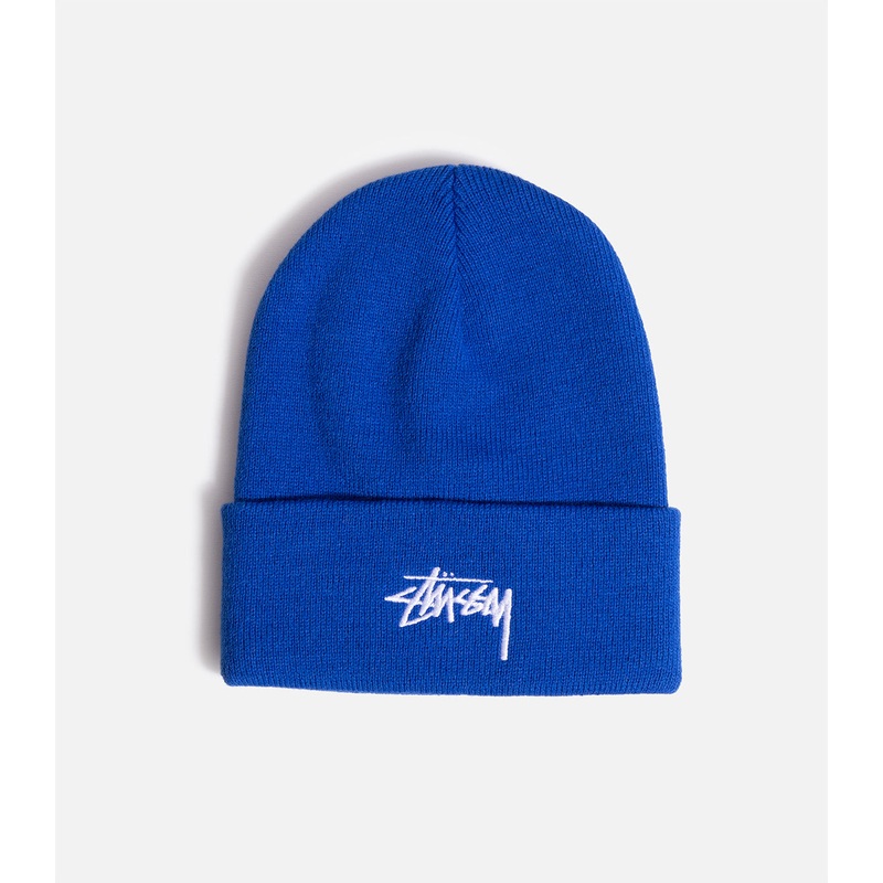 Stussy Stock Cuff Beanie|O/S|Cobalt